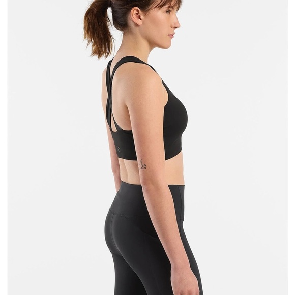 Arc’teryx Soira Long Line Sports Bra woman’s Large (12) - Picture 4 of 5